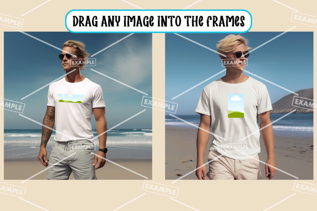 Mens T-Shirt Product Mockup Bundle, an Apparel Mockup by Jay Major Designs (Photo 5 of 11)