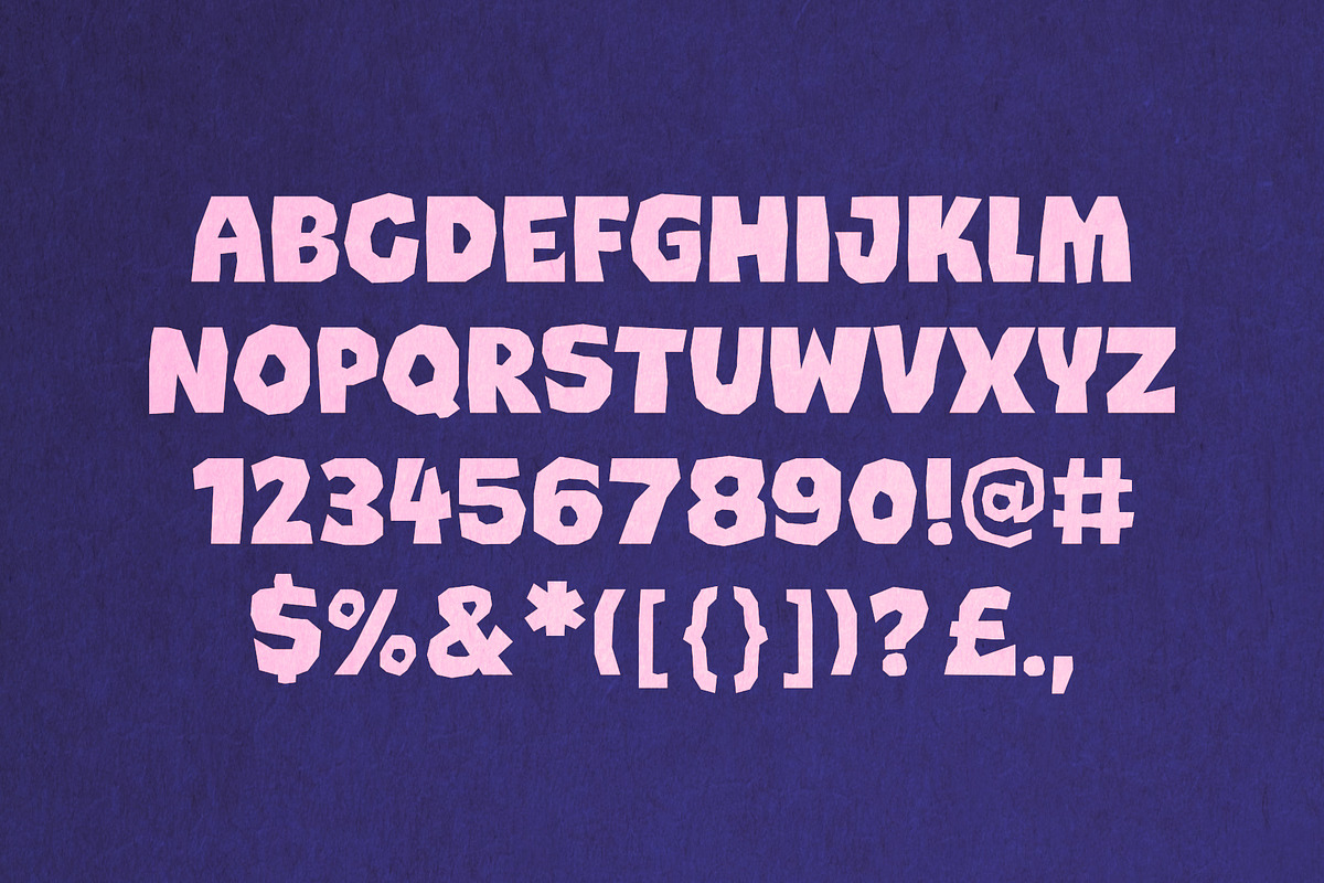 Skitro | Cutout Font, a Sans Serif Font by ESEM (Photo 4 of 4)
