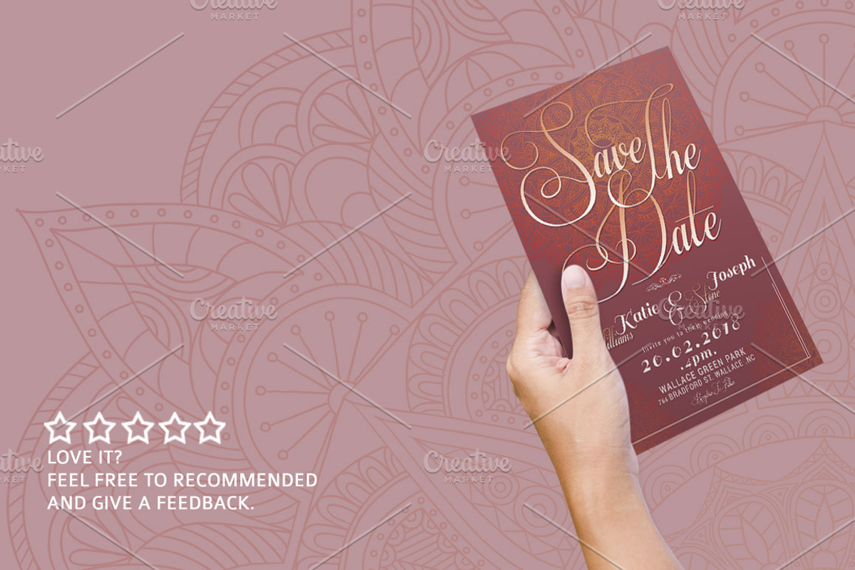 Wedding Invitation, a Card Template by Tiaga (Photo 3 of 3)