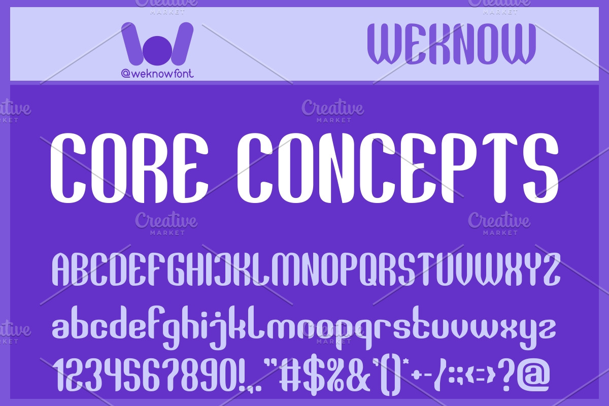 The Processor font, a Font by weknow (Photo 5 of 8)