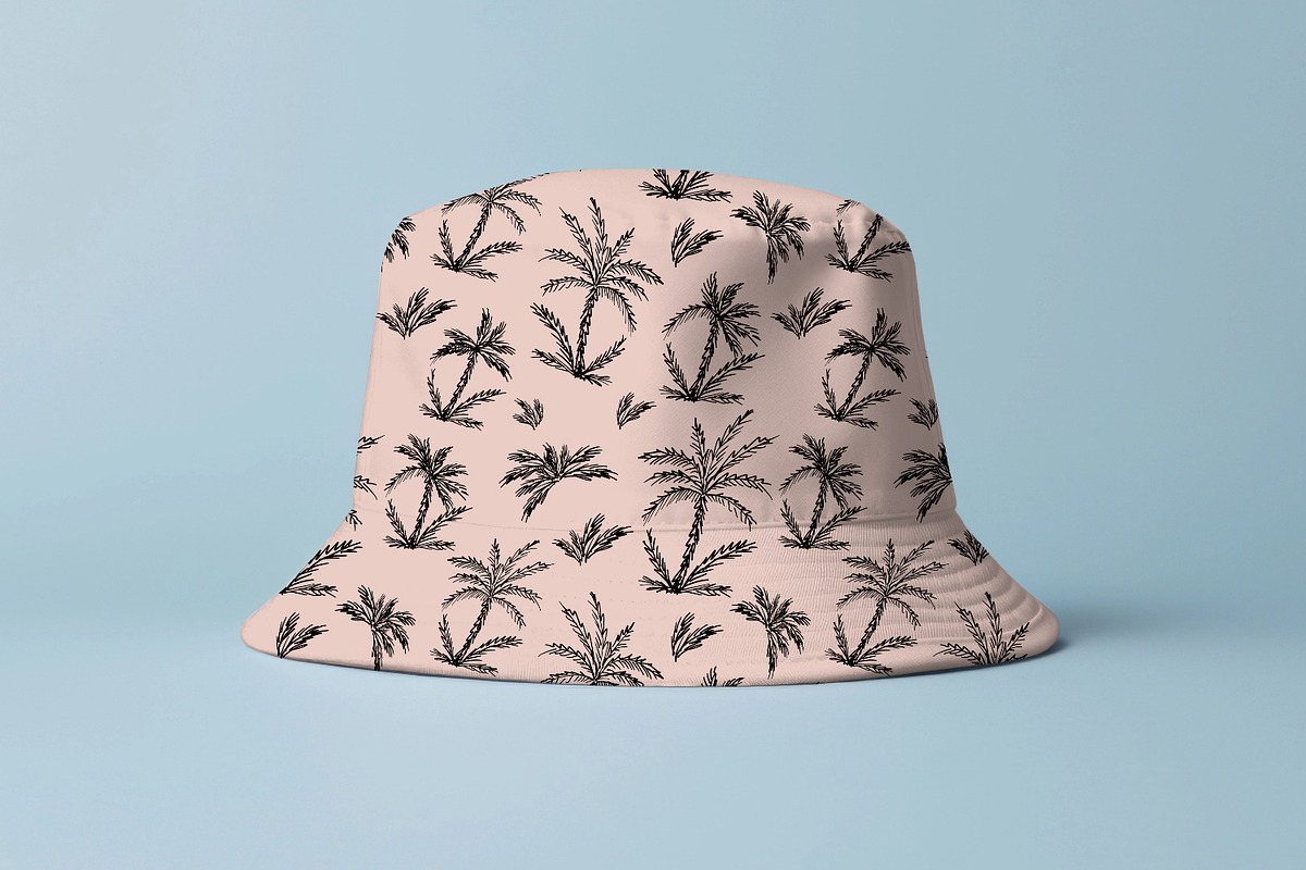 Summer Palm Sketch, a Wallpaper Graphic by MalyskaStudio (Photo 3 of 12)