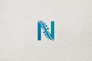 Modern Letter N Physiotherapy Logo, a Branding & Logo Template by Luxury Logos (Thumbnail 4 of 4)
