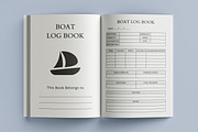 Boat Log book, a Print Template by Book2bees (Thumbnail 4 of 4)