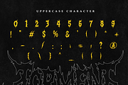 Torment Pulsation – Death Metal, a Blackletter Font by Masyafi Studio (Thumbnail 8 of 9)