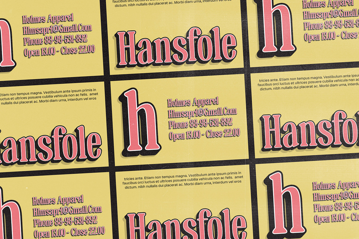 Benida Rounded 3D, a Serif Font by Craft Supply Co. (Photo 7 of 8)