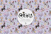 Circus Glitter Seamless Patterns, a Pattern Graphic by KaramfilaS (Thumbnail 11 of 13)