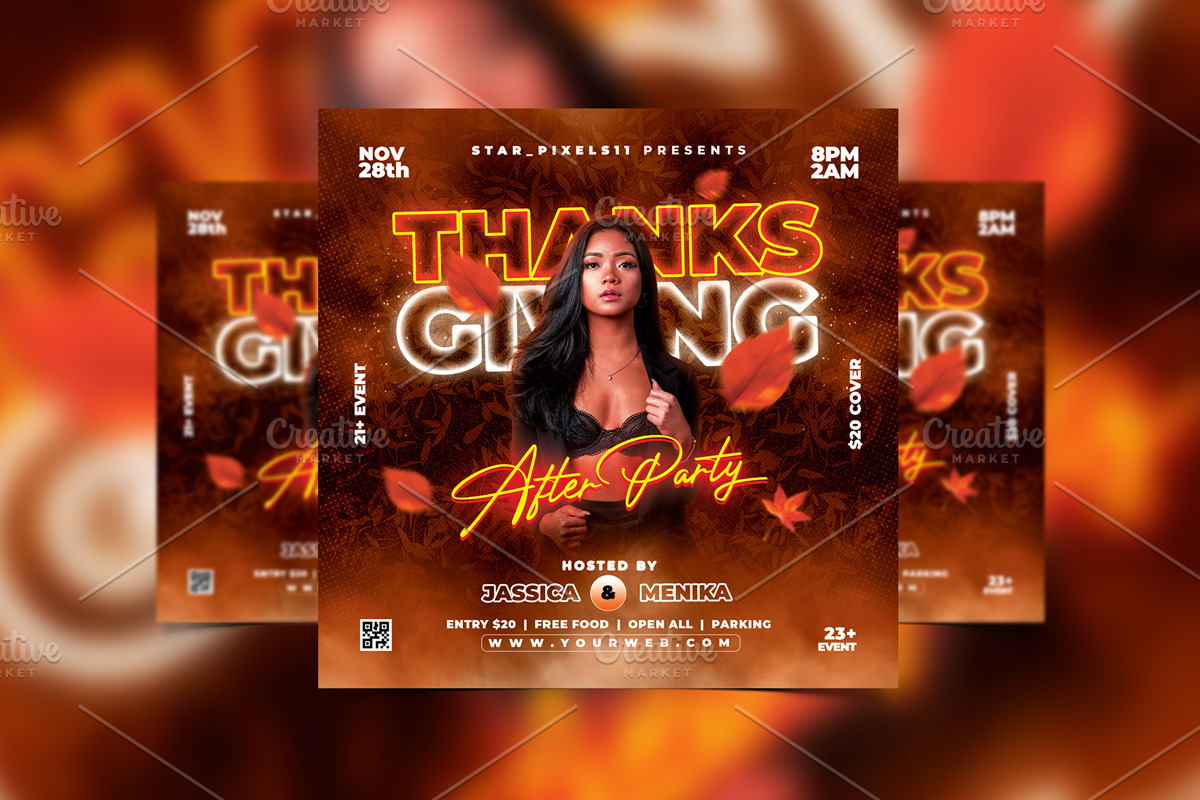 Thanksgiving Flyer, a Flyer Template by StarPixles11 (Photo 1 of 3)