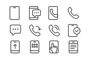 Vector illustration of communication, a Technology Illustration by ZinetroN
