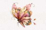 Whimsical Spring Butterfly Clipart, an Illustration by CreationArt (Thumbnail 9 of 10)