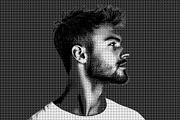 Halftone Bitmap Photo Effect, a Layer Style Add-On by DesignerCandies (Thumbnail 3 of 7)