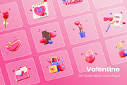 Valentine - 3D Illustration Icon Pac, an Emoji Icon by Creative Perspective (Thumbnail 5 of 6)