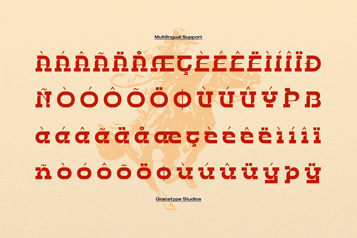 Bebop Rodeo | Western Slab Serif, a Slab Serif Font by gracetype_studio (Photo 11 of 12)