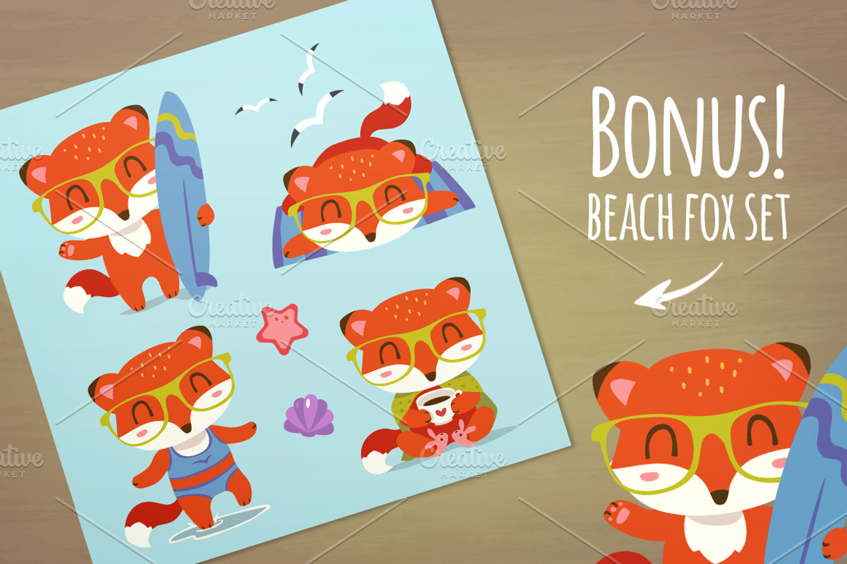 NEW Cartoon panda set 3 (+BONUS), an Animal Illustration by SunnyWS (Photo 4 of 6)