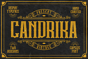 Candrika - Vintage Label Typeface, a Font by PutraCetol Studio (Thumbnail 1 of 10)