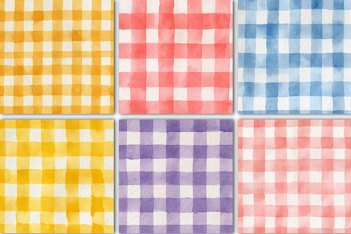 Blue Gingham Pattern, a Pattern Graphic by Black Bird Studio (Photo 5 of 6)