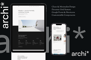 Archi - Modern Architecture Template