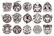 44 Halloween t-shirt designs, a Branding & Logo Template by DGIM studio (Thumbnail 9 of 13)