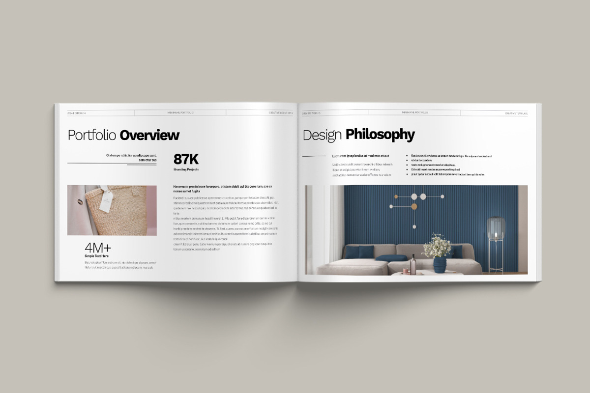 Portfolio Landscape Templates, a Brochure Template by Pixelpick (Photo 3 of 9)