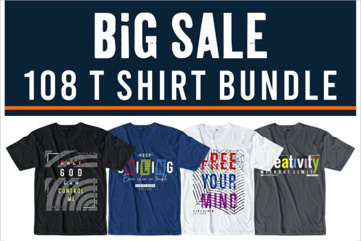 T shirt Design Mega Bundle, an Object Graphic by D2PUTRI (Photo 13 of 37)