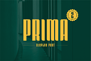 Prima | Display Font, a Font by Glyph44 (Thumbnail 1 of 7)