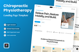 Chiropractic & Physiotherapy, a Landing Page Template by SLAB! Design