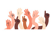 Counting on fingers from 1 to 10 set, a Person Illustration by PaperTrident (Thumbnail 3 of 3)