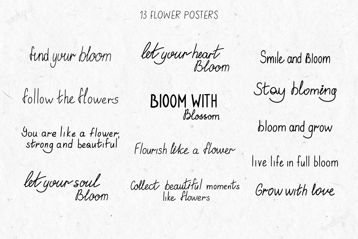 Modern Bloom | Floral Art Posters 2, an Object Graphic by roskque (Photo 8 of 9)
