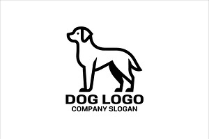Dog Logo Design Template, a Branding & Logo Template by Vectorium Studio