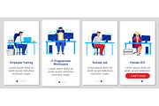 Corporate lifestyle app screen, a Templates & Theme by IMG visuals characters (Thumbnail 3 of 4)
