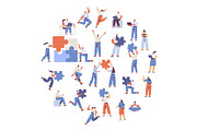 Business people vector bundle, a Person Illustration by Vector_Art (Thumbnail 8 of 18)