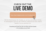 Virtual Assistant Website for Wix, a Landing Page Template by Parrot Designs (Thumbnail 3 of 4)