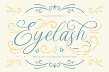 Eyelash - Decorative Script Font