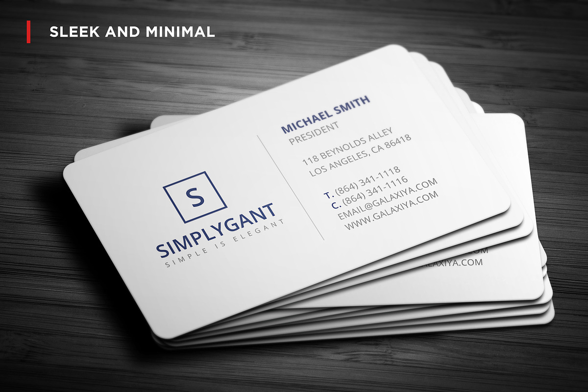Modern Professional Business Cards, a Stationery Template by Galaxiya (Photo 16 of 17)