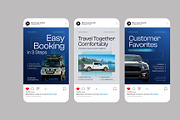 Blue Car Rent Instagram Post, a Social Media Template by Neermana (Thumbnail 4 of 4)