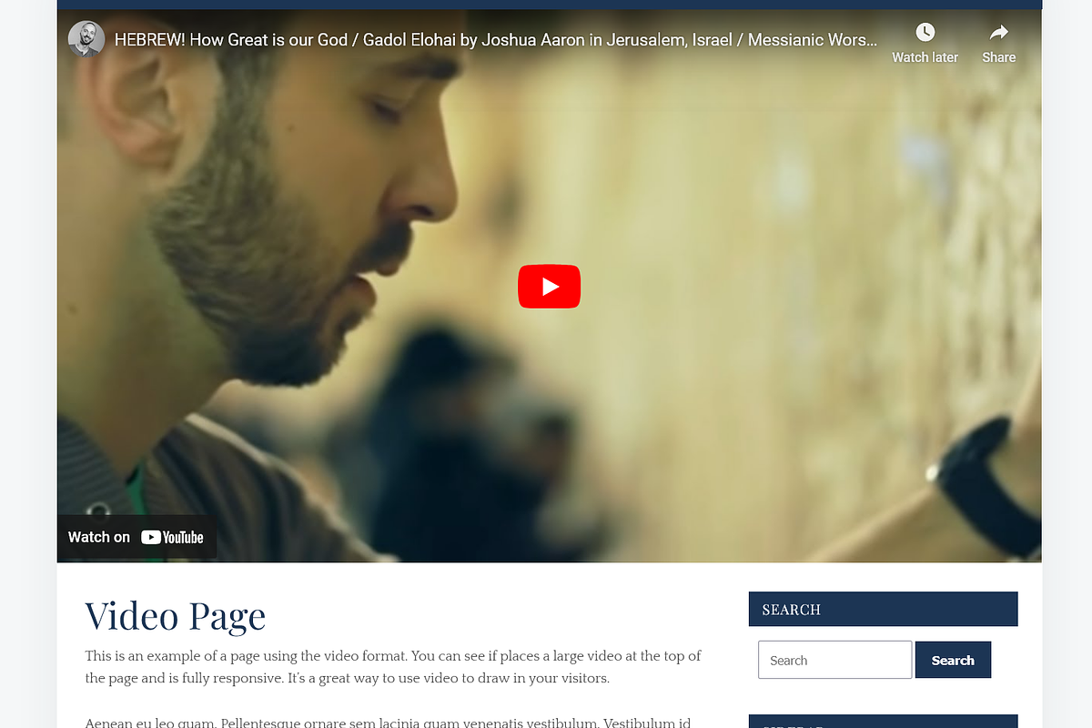 Epic Church - WordPress Theme, a WordPress Template by Organized Themes (Photo 6 of 6)