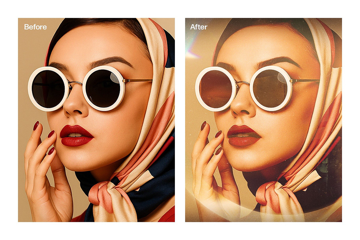 Retro Film Burn Photo Effect, a Layer Style Add-On by DesignerCandies (Photo 6 of 7)