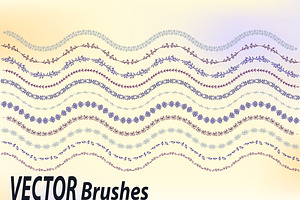 10 Decorative Vector Brushes