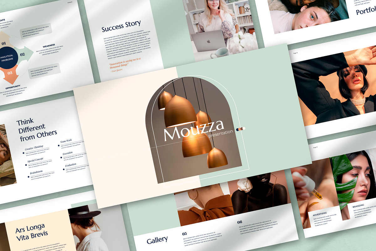 Mouzza Powerpoint Template, a Presentation Template by Neodivisu (Photo 1 of 10)