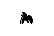 Gorilla Logo Template, a Branding & Logo Template by Graphicado (Thumbnail 2 of 3)