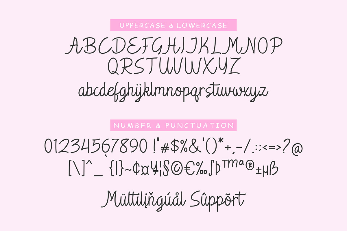 Hiyatha Script - a handwritten font, a Handwritten Font by Siwox Studios (Photo 6 of 8)