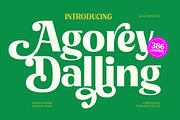 Agorey Dalling Groovy Retro Serif, a Serif Font by timelesstype.co (Thumbnail 20 of 20)