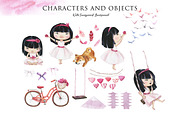 Pink Dreams of Sakura-watercolor set, a Texture Illustration by Satika (Thumbnail 7 of 12)