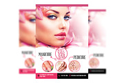 Beauty Nails Bar Flyer Template, a Flyer Template by Studio 19 (Thumbnail 2 of 4)