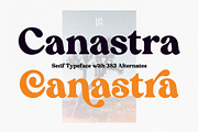 Canastra - Retro Serif, a Serif Font by Ivan Rosenberg (Thumbnail 1 of 23)