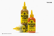 Sauce Bottle Mockup Set, a Packaging Mockup by Renderteam (Thumbnail 11 of 12)