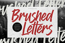 Brushed Letters - Hand Drawn Brush
