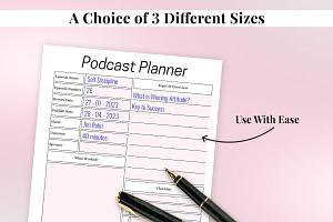 Printable Podcast Content Planner