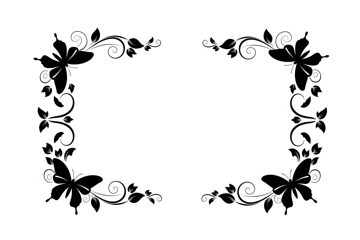 Butterfly Floral Vintage Frame Bundl, an Illustration by Creativeshirt (Photo 46 of 51)