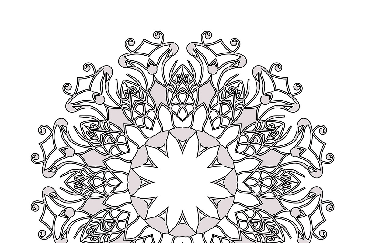 20 mandala vector background design, a Pattern Graphic by NJ Himel (Photo 5 of 21)