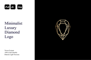 Minimalist Luxury Diamond Logo